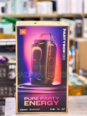 JBL PartyBox 130 Black Portable Party Speaker (200W)
