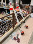 Free Standing Commercial Brush/Grass Cutter - 3 Blades - 2