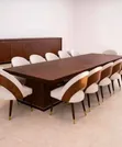 12-Seater Dining Table - Brown - 1