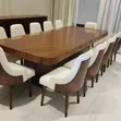 12-Seater Dining Table - Brown - 2