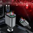 Starry Sky 4-in-1 Retractable Car Charger - 2