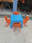 Kids Plastic Table and Chairs Set - 3