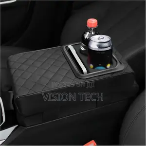 Universal Car Armrest with Cup Holders & Storage