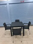Durable Outdoor Plastic Table and Chairs Set - 2