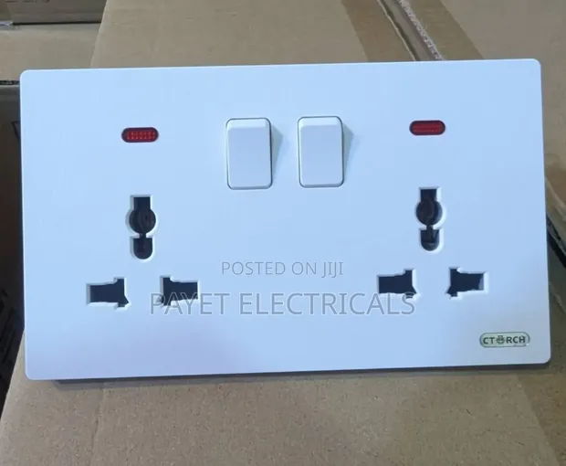 CTorch White Double Socket - 1