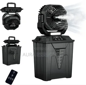 Rechargeable Portable Bucket Misting Fan