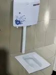Squatting Pan Toilet with Flushing Cistern - 5