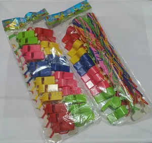 24pcs Pack Whistle Toy Referee Whistles with Lanyards