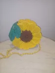 Handmade Crochet Bag - Mummy & Daughter Daisy Flower - 3