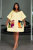 Ankara Bubu Shirt Dress - 1