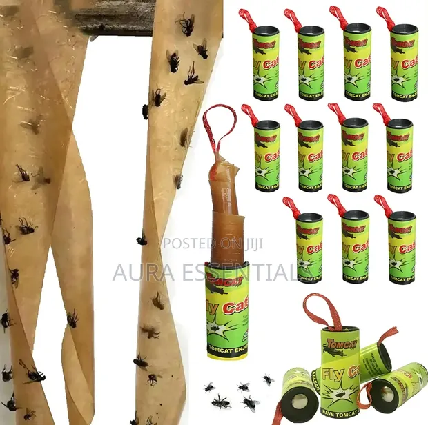 4pcs Sticky Hanging Fly Trap Catcher - 1
