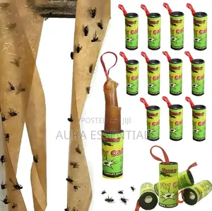 4pcs Sticky Hanging Fly Trap Catcher