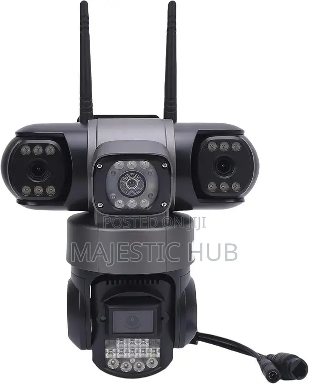 V380 Pro 16MP WiFi 6 Camera - 4-Lens Color Night Vision CCTV - 1