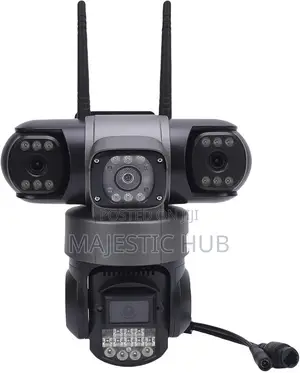 V380 Pro 16MP WiFi 6 Camera - 4-Lens Color Night Vision CCTV
