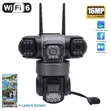 V380 Pro 16MP WiFi 6 Camera - 4-Lens Color Night Vision CCTV - 2