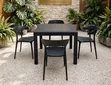 Compound Dining Plastic Table and Chairs - 1