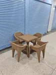 Canadian Plastic Bar and Restaurant Table and Chairs - 2