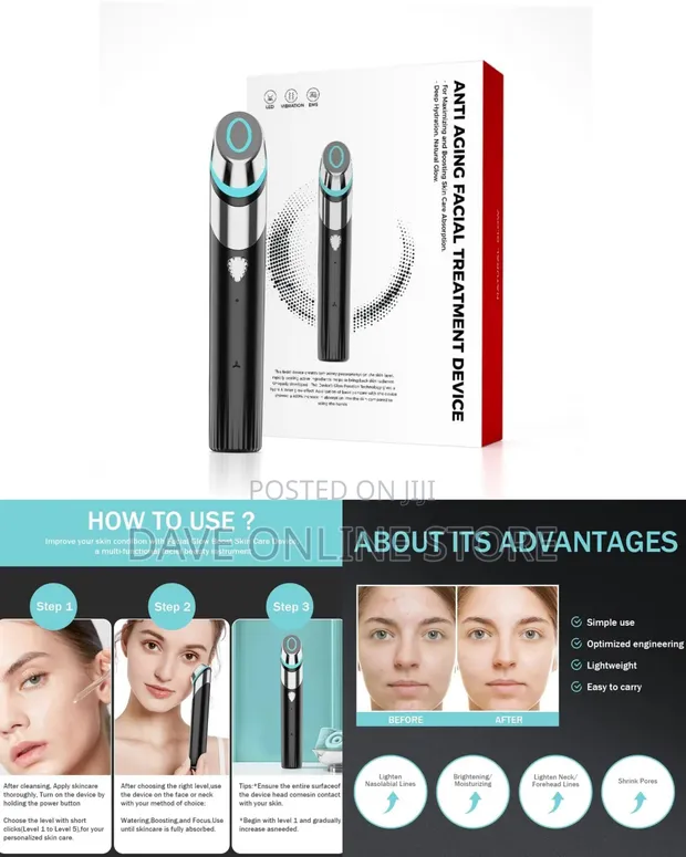 Anti-Aging Facial Treatment EMS Device - 1