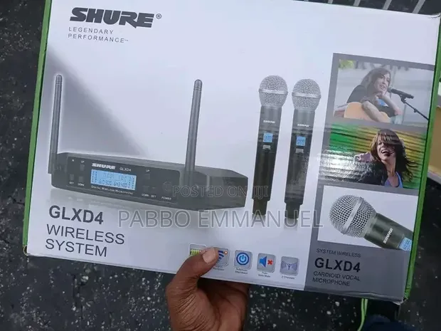 Shure SH-810 Super Directional Duo Wireless Microphone - 1