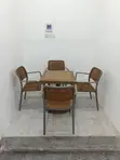 Canadian Restaurant Plastic Table and Chairs Set - 1