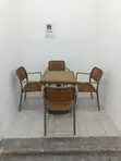 Canadian Restaurant Plastic Table and Chairs Set - 2