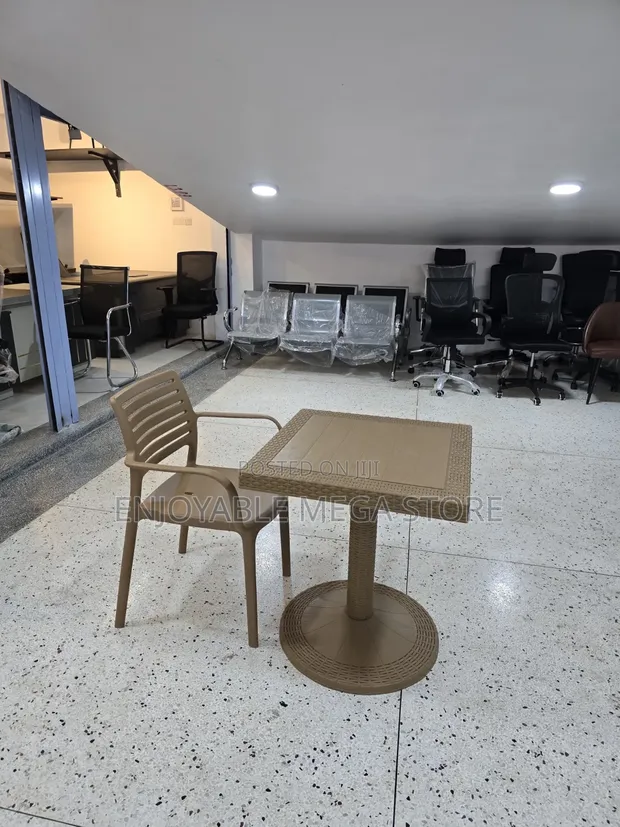 Brand New Plastic Table and Chair Set - 1