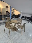 Brand New Outdoor Plastic Table and Chairs Set - 2