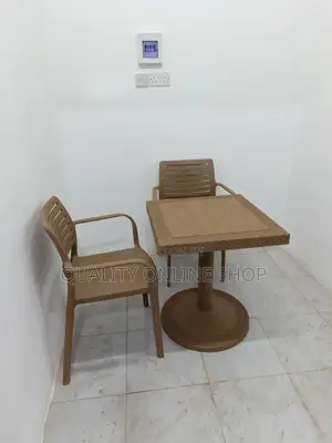 2 Seater Plastic Dining Table and Chairs