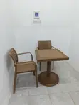 2 Seater Plastic Dining Table and Chairs - 2