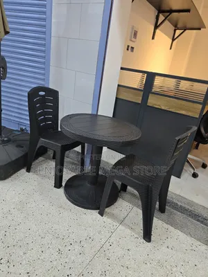 Brand New Cafeteria Dining Plastic Table and Chairs Set