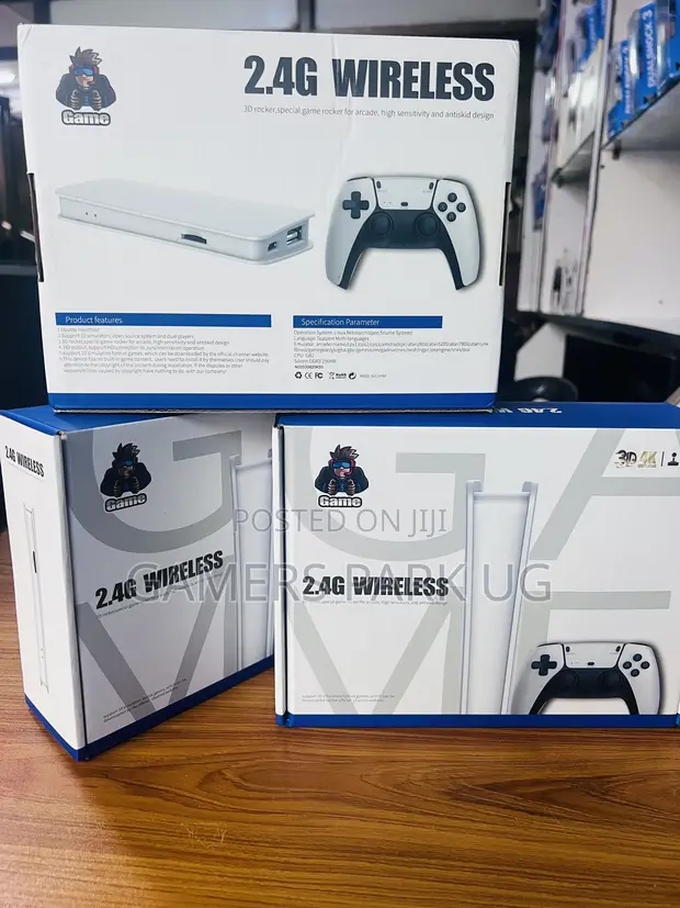 GameStick Pro 4K Retro Gaming Console with 2 Controllers - 1