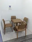 Plastic Dining Table and 4 Chairs - 1