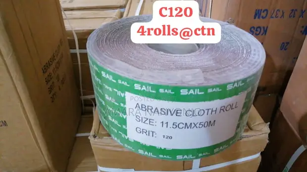 Sandpaper Roll (120 Grit, 50 Meters) - 1