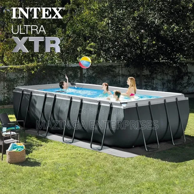 Intex 18x10ft Ultra XTR Rectangular Frame Above Ground Pool - 1