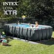 Intex 18x10ft Ultra XTR Rectangular Frame Above Ground Pool - 1