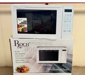 Roch 20L Digital Microwave Oven with Mirror Door - White