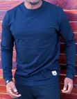 Men's Round Neck Long Sleeve T-Shirt - 4