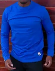 Men's Round Neck Long Sleeve T-Shirt - 5