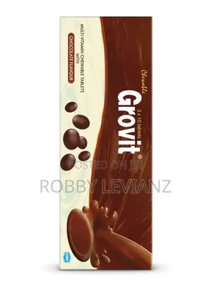 Grovit Chewable Multivitamin Tablets - Chocolate Flavour