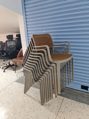 Durable Plastic Dining Chairs (Set of 4)