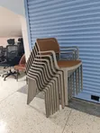 Durable Plastic Dining Chairs (Set of 4) - 1