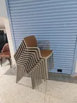 Durable Plastic Dining Chairs (Set of 4) - 3