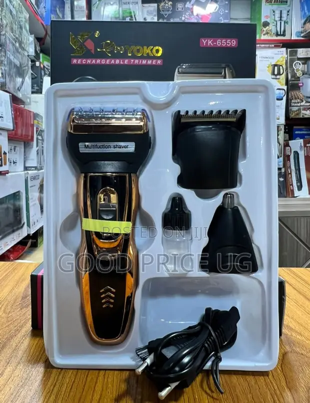 YK-6559 3-in-1 Rechargeable Electric Grooming Kit - 1