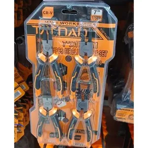 Circlip Pliers Set - Internal & External Straight/Bent