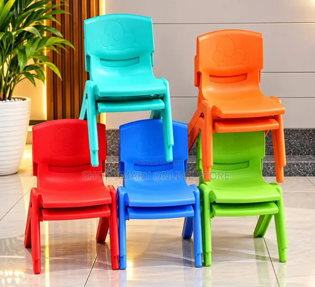 1 Pc Study Kindergarten Plastic Kids Chairs - 1