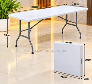 Foldable Plastic Table - Indoor/Outdoor