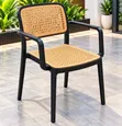 Stackable Plastic Chairs with Armrests (Brand New) - 2