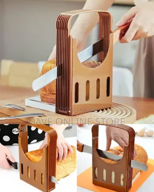 Foldable Plastic Bread Slicing Guide