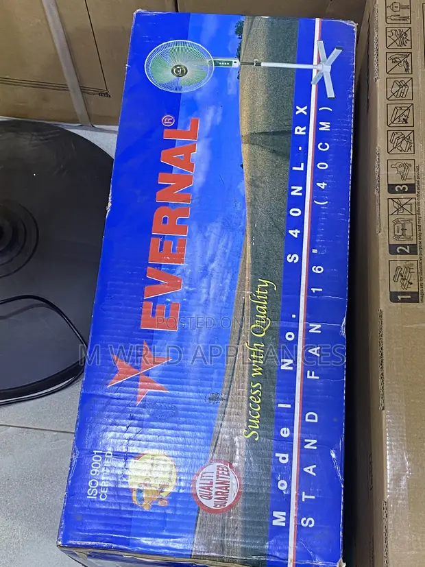 Evernal 16" Stand Fan - Brand New - 1