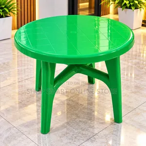 4 Seater Round Plastic Table - Brand New